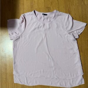 Hilary Radley lavender Short Sleeve Top